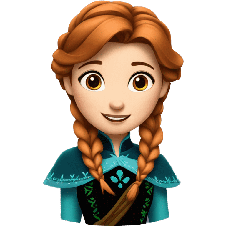 Princess Anna Disney emoji