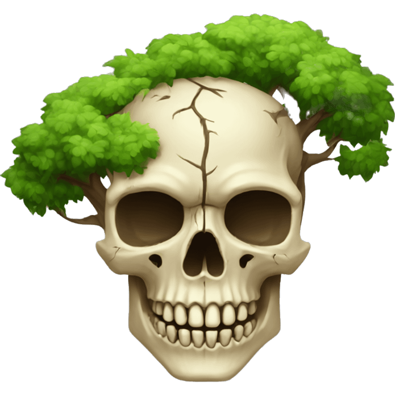 tree skull emoji