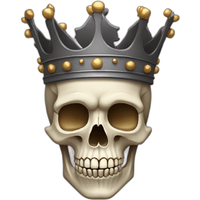 skull with crown emoji