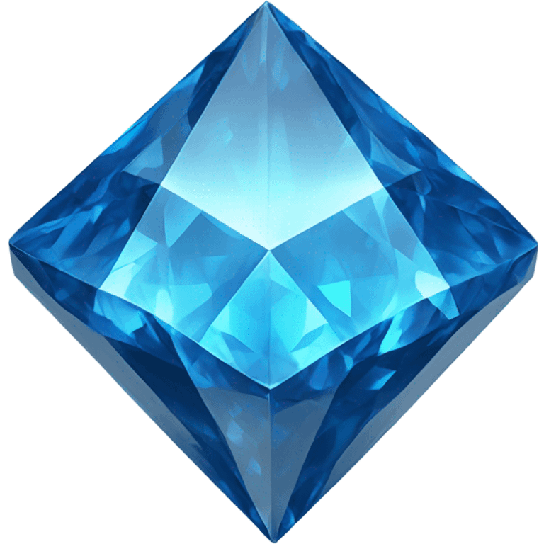 A minecraft diamond emoji