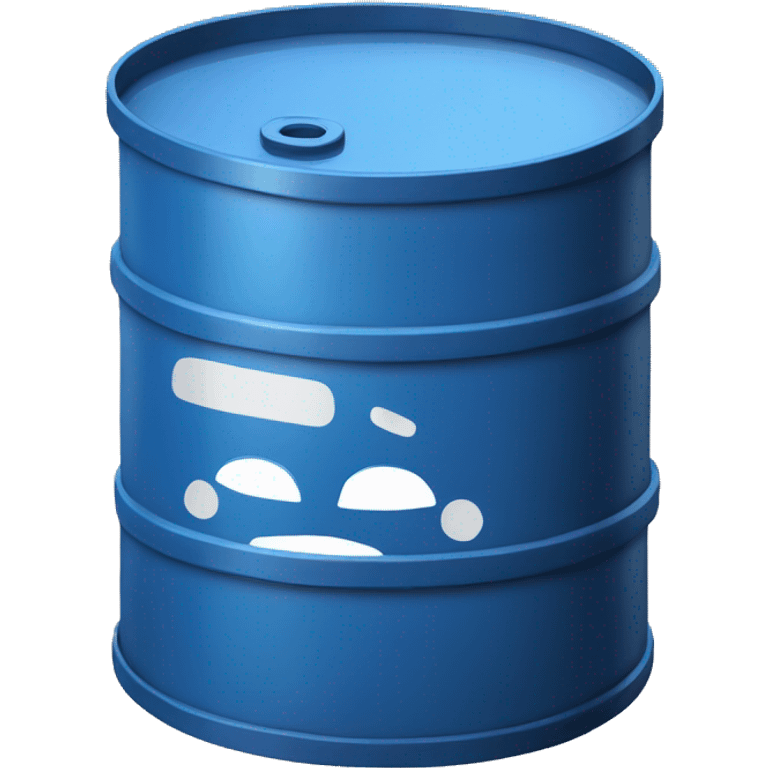 blue oil drum emoji