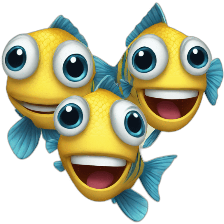 3 Fishes party emoji