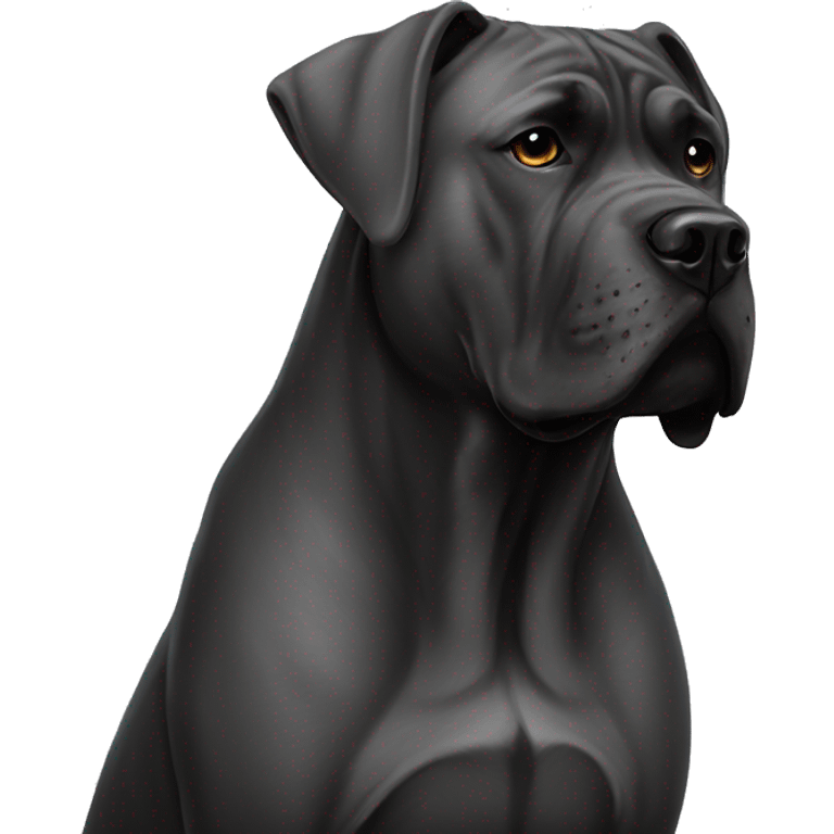 dog Cane Corso in profile emoji