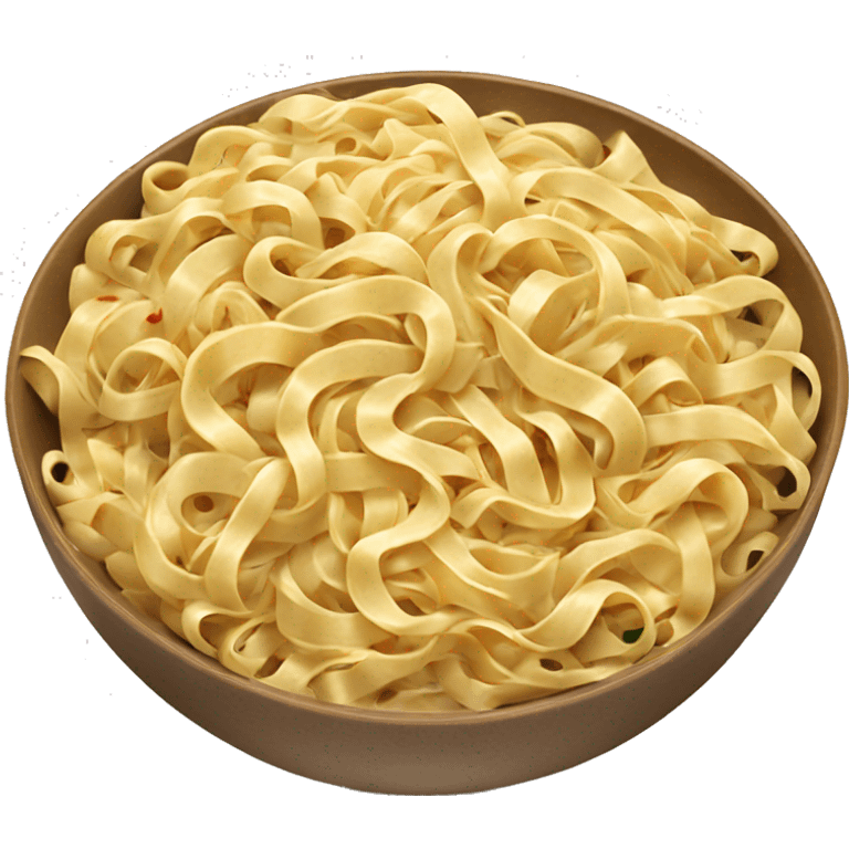 Big bowl of Chinese noodles emoji