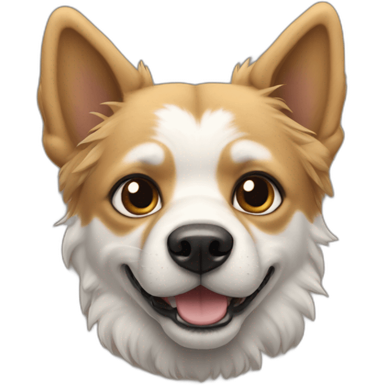 Chien hyène emoji