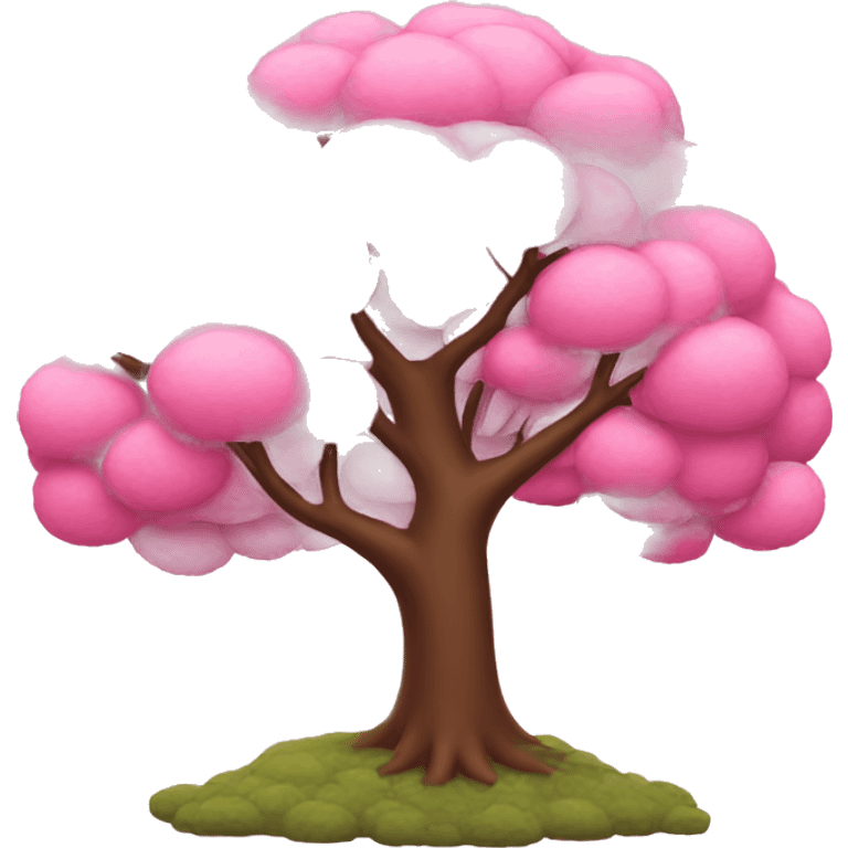 pink tree emoji