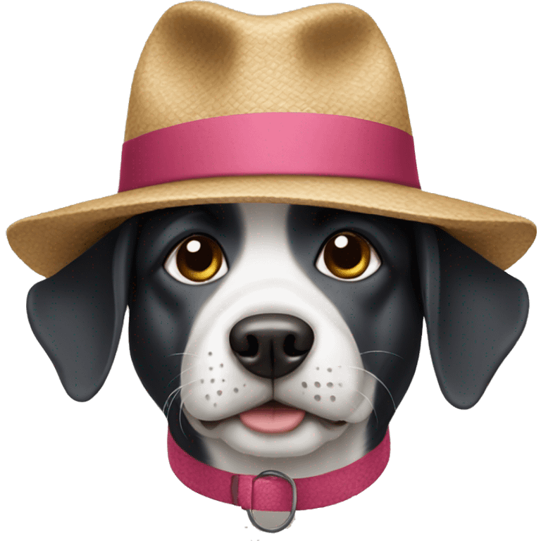 dog wearing hat  emoji