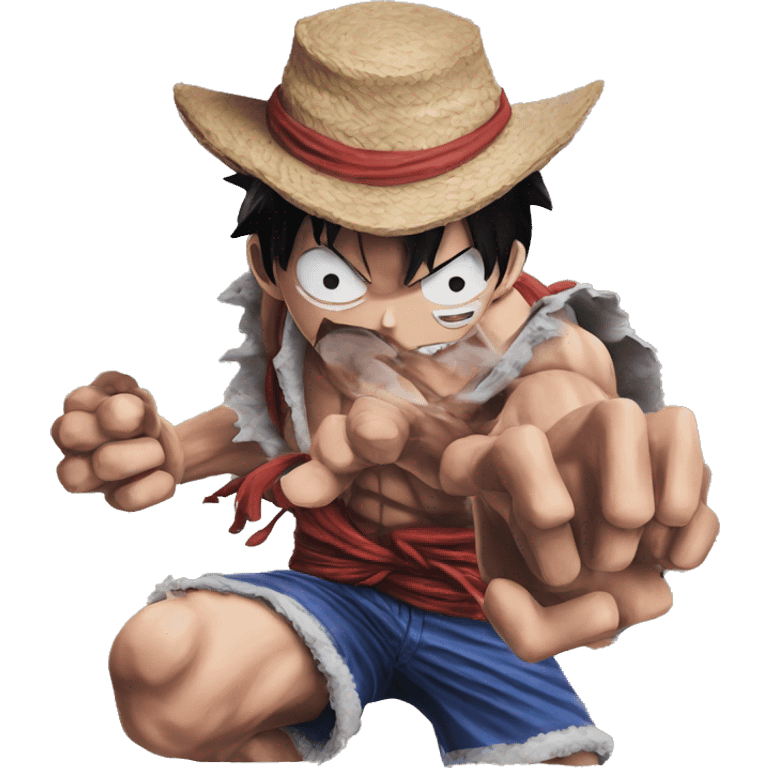 Luffy Gear 2 one piece  emoji