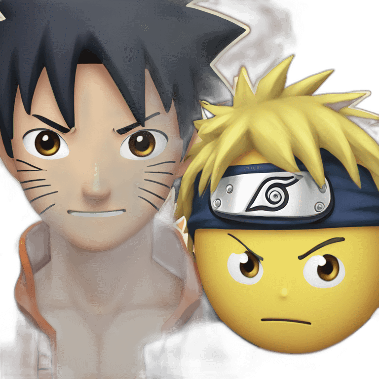 Naruto et Luffy emoji