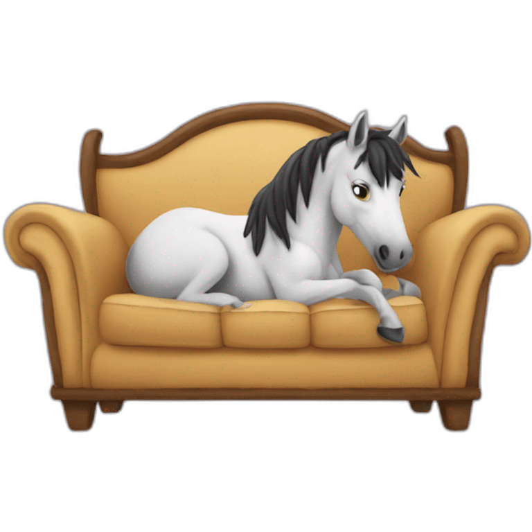 hors in couch emoji