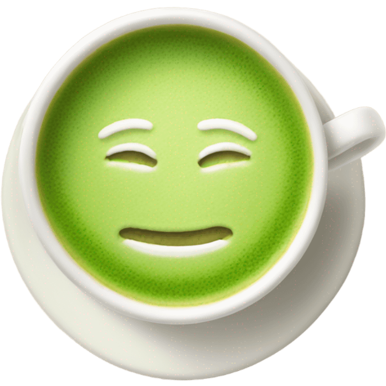 Matcha latte  emoji