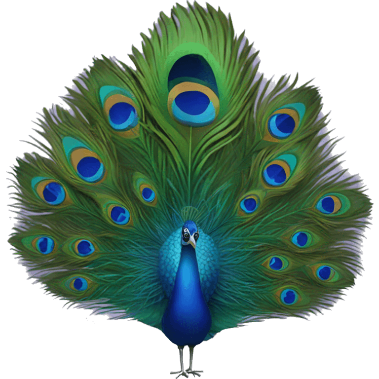 peacock feather emoji