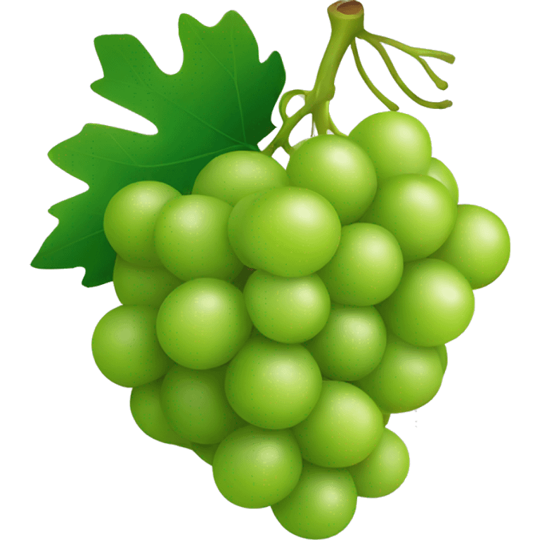 Green grape emoji