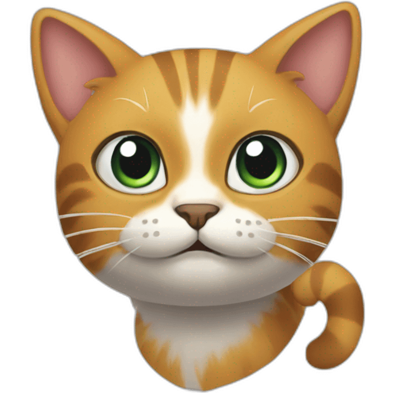 Cat play vidéo games emoji