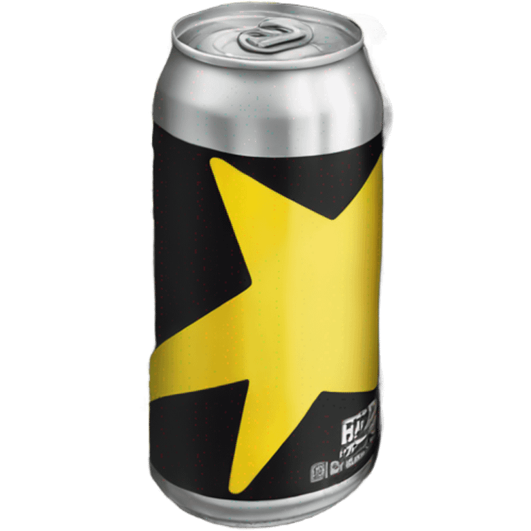 Rockstar energy drink in can emoji