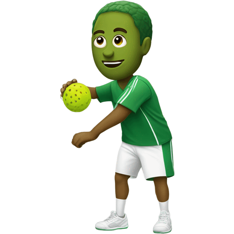 Pickle ball player emoji