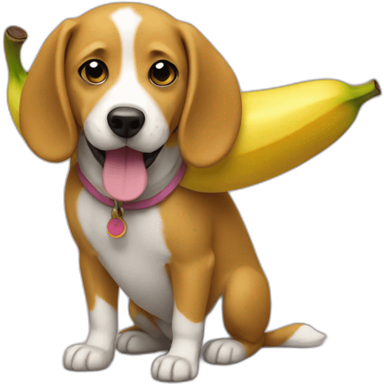 banana dog emoji