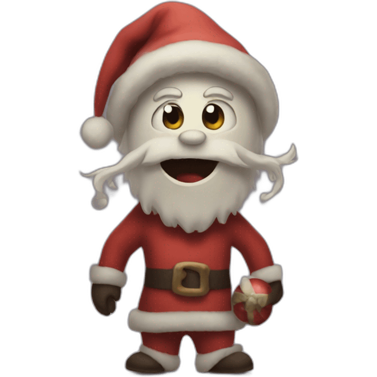 The nightmare Christmas emoji