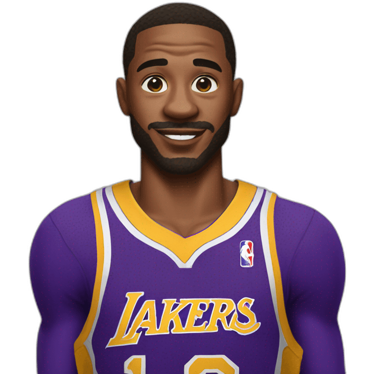 spiderman with lakers jersey emoji