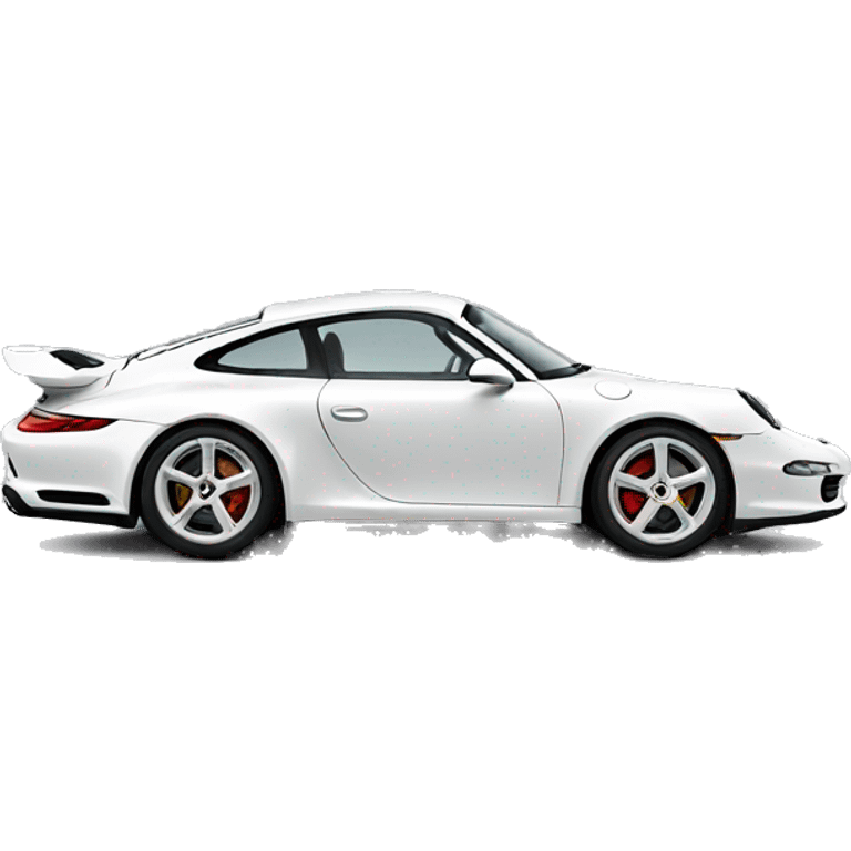 Porsche white emoji