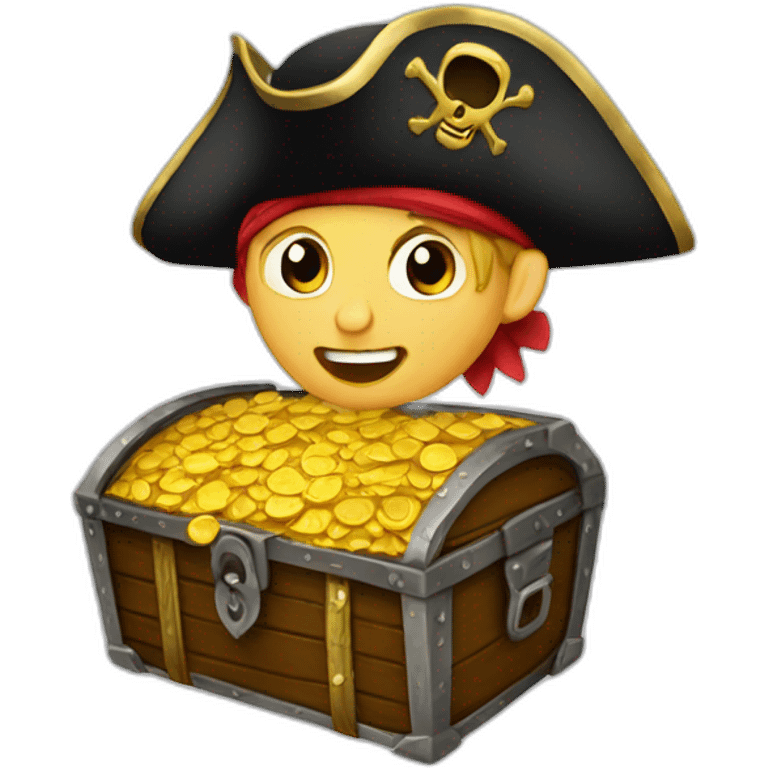 pirate treasure emoji