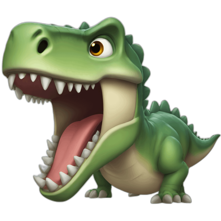 big teeth dino emoji