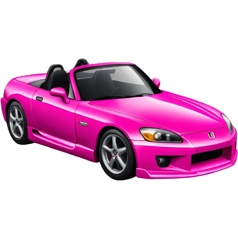 hot pink honda s2000 emoji