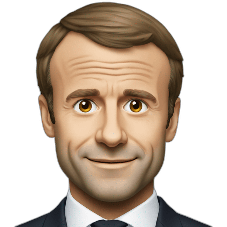 Emmanuel Macron en colère emoji