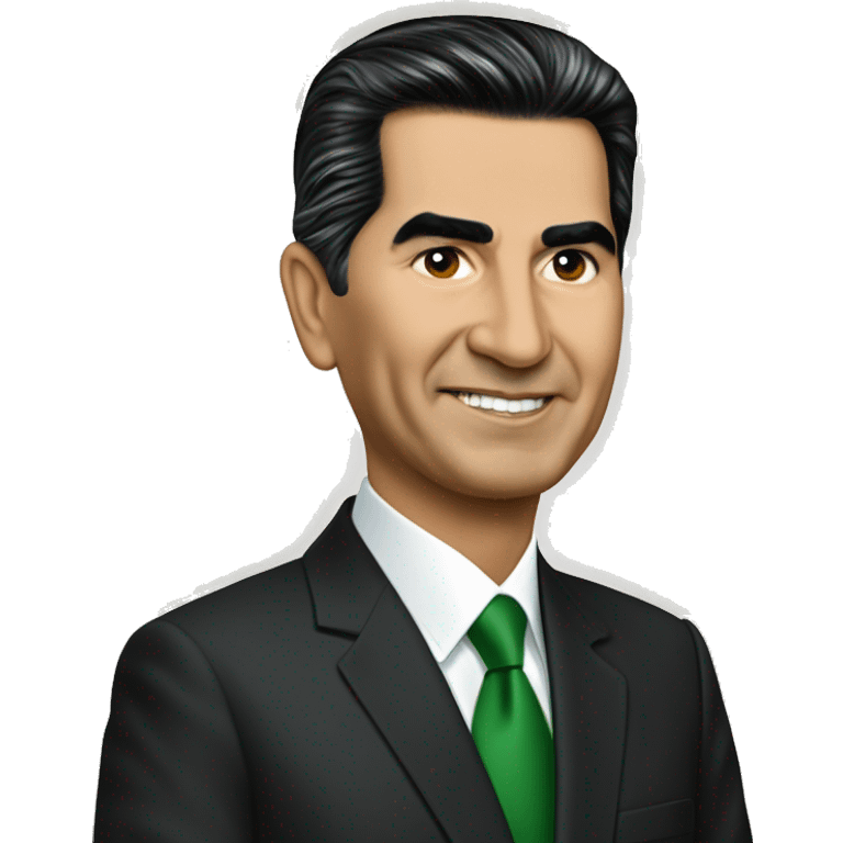 Gurbanguly Berdimuhamedow president Turkmenistan emoji