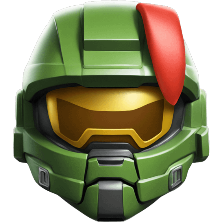 Master Chief with a Christmas Hat emoji