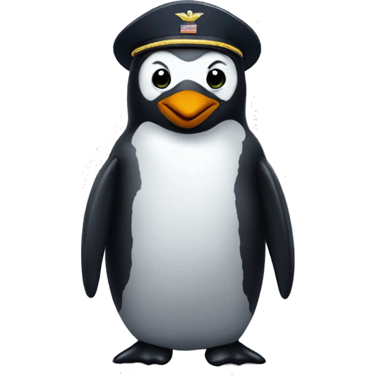 military Penguin  emoji