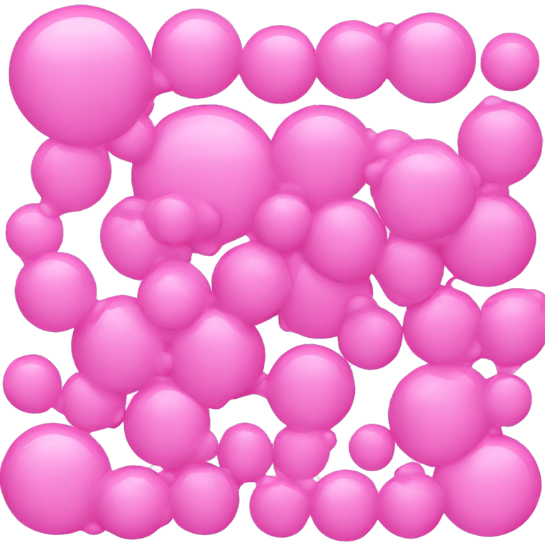 pink bubbles emoji