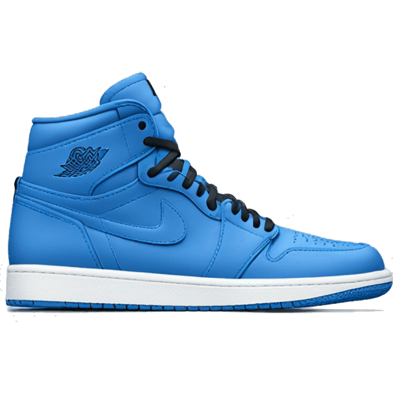 Blue jordan 1 emoji