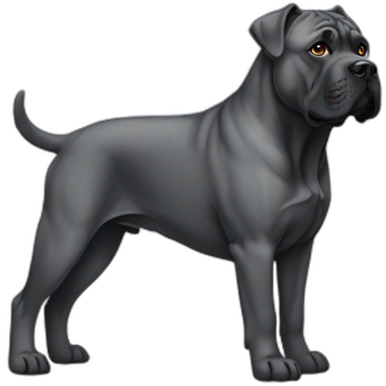 Dog Cane Corso full body emoji