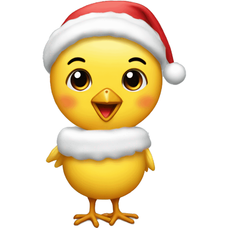 christmas chick  emoji