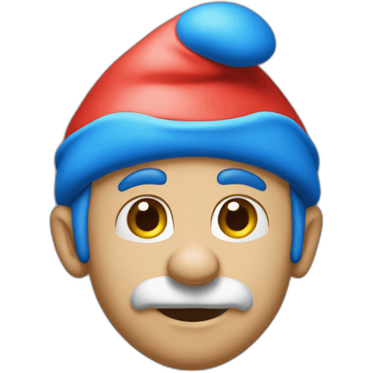 Papa Smurf emoji