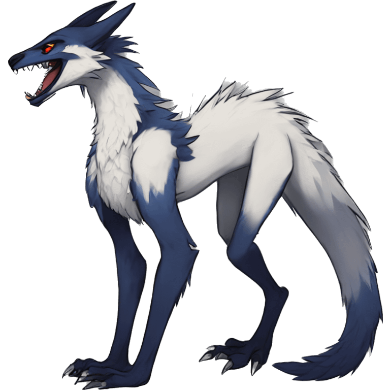 Cool Edgy Modern Vernid-Sergal species by LiLaiRa full body emoji