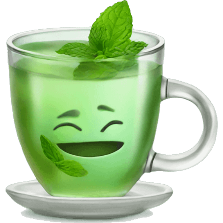 Mint tea emoji