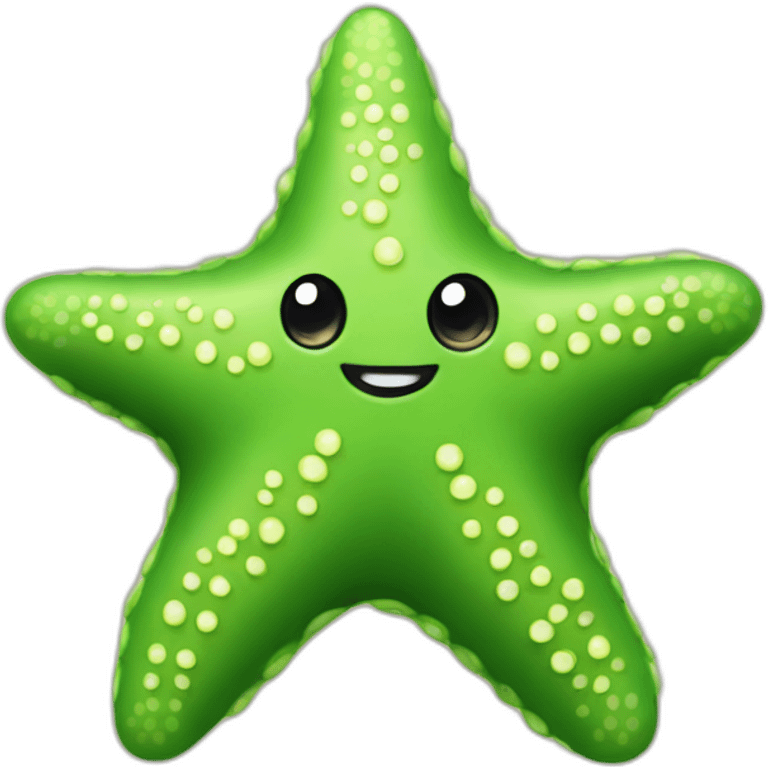 green Starfish emoji