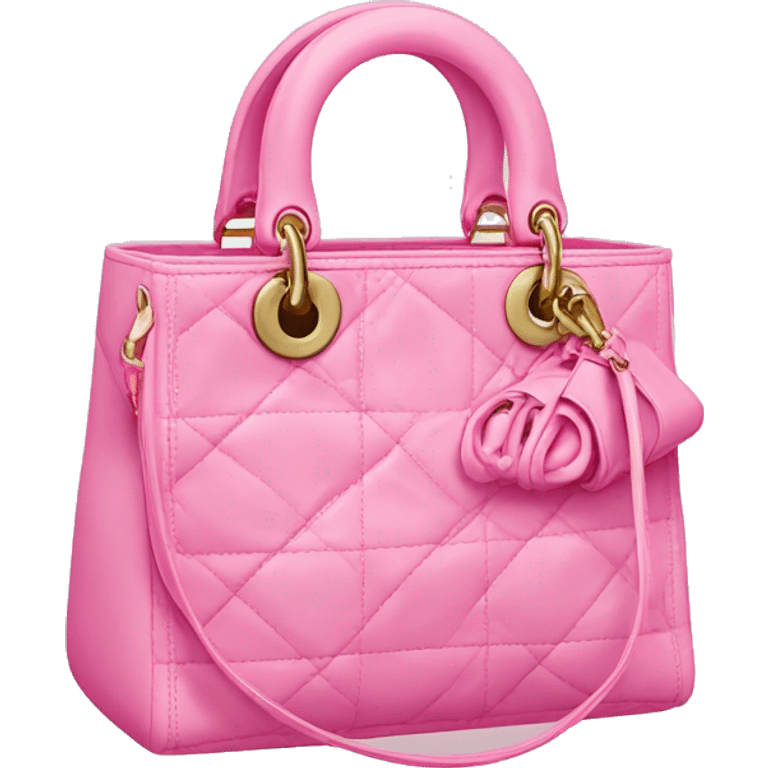 Pink dior bag emoji