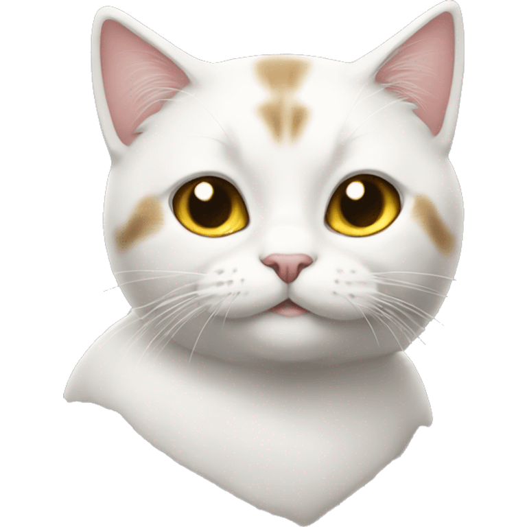 白色猫 emoji