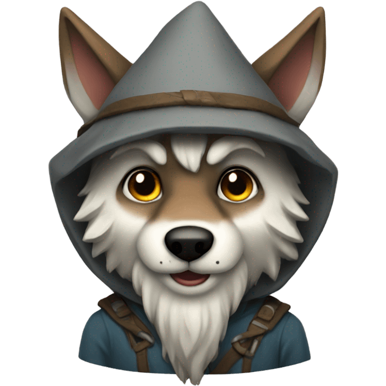 Wolf gnome emoji