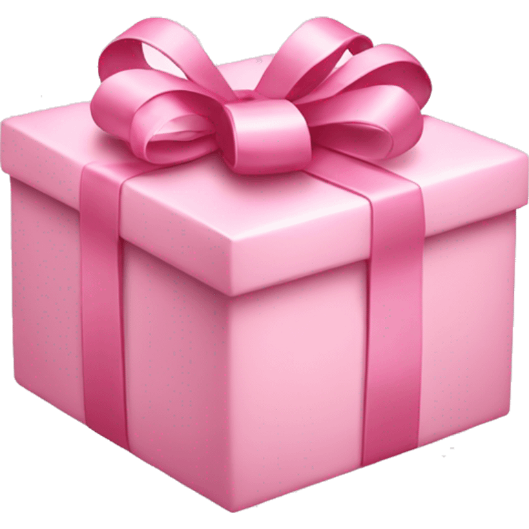 Light pink present emoji