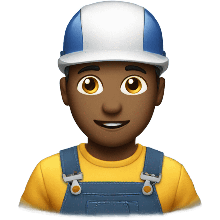 electrician with a lightning emoji