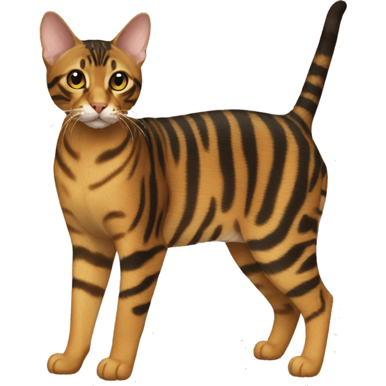 Toyger Cat Breed Full Body emoji