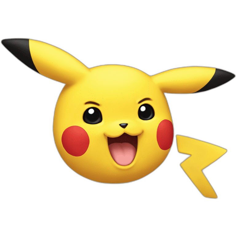 Pikachu tête emoji