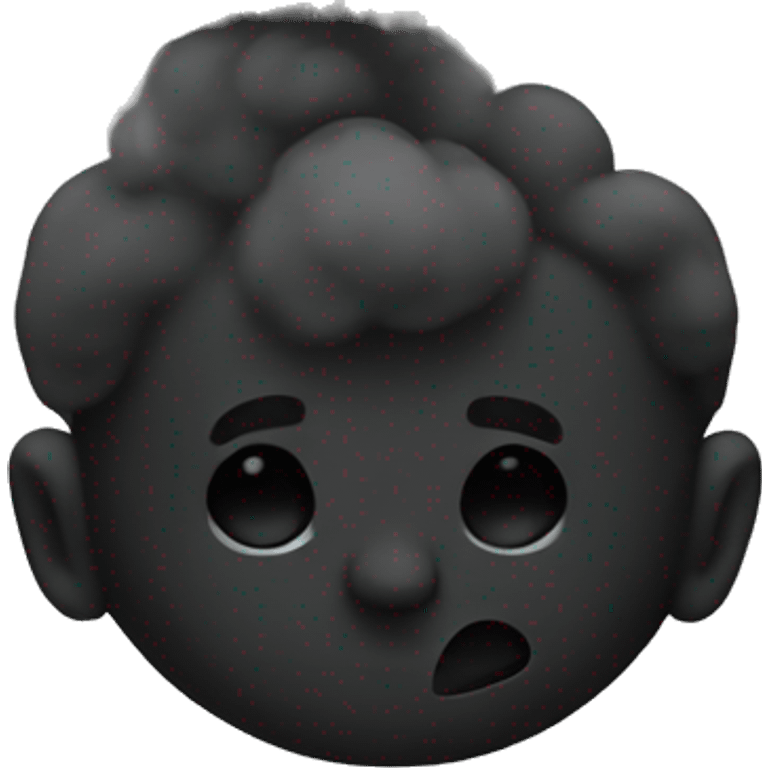 Black smoke emoji