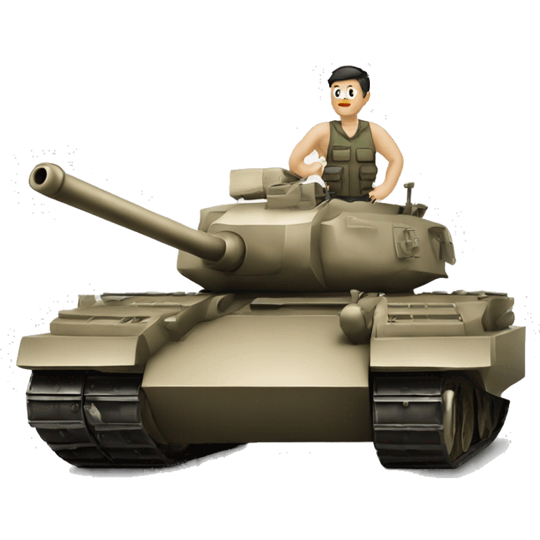 A Tank making Money  emoji