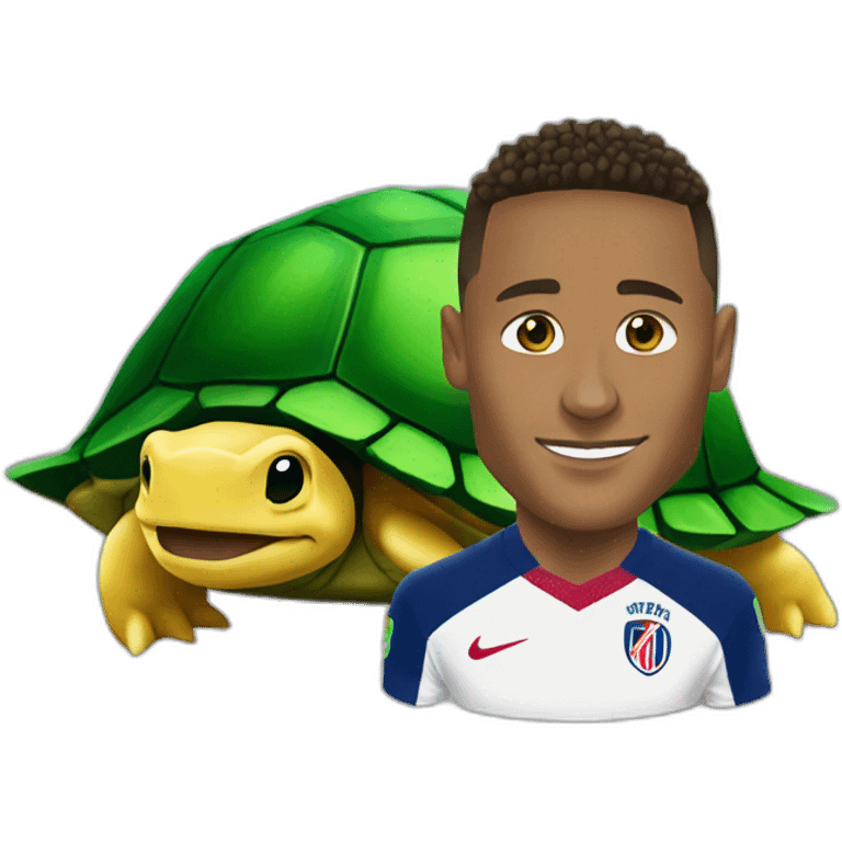 Neymar sur tortue emoji