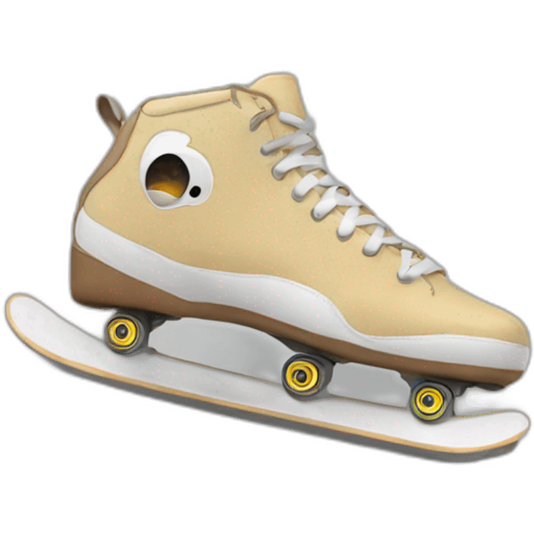 Caca qui fait du skate emoji